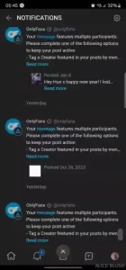 A reminder onlyfans has strict rules amp they will breach remove ban