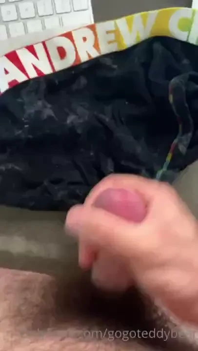 A lucky fan is about to enjoy my sweat gym soaked amp cum covered 