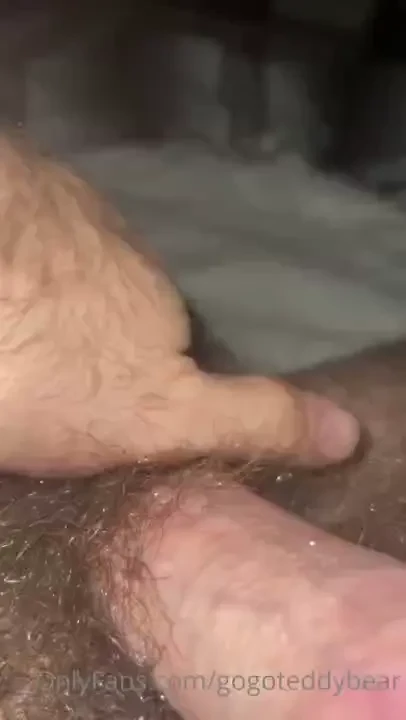Love seeing my pre cum start to drip out of my cock when i touch as i 