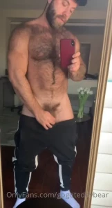 gogoteddybear - Edge with me as i rub my bush and hairy abs and furry pecs we re gonna 