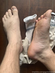 Fan request my sweaty gym socks and my hairy hobbit feet part 2