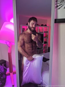 Fresh and clean out of the shower just waiting for you to get on your