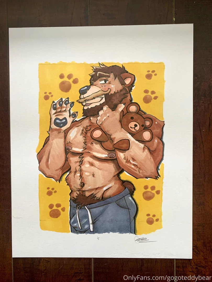 Decided to draw teddy bear if anyone is interested in this 1 1 signed 