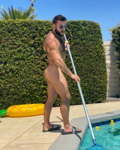 Imagine me as your pool boy in palm springs you rent a house for the