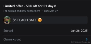 5 flash sale to join my vip page hannarayvip
