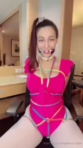 We wanted to play with ropes and this time you put a crotch rope on me