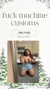 Mega custom offer for only 10 tip 10 on this campaign and pick a pov