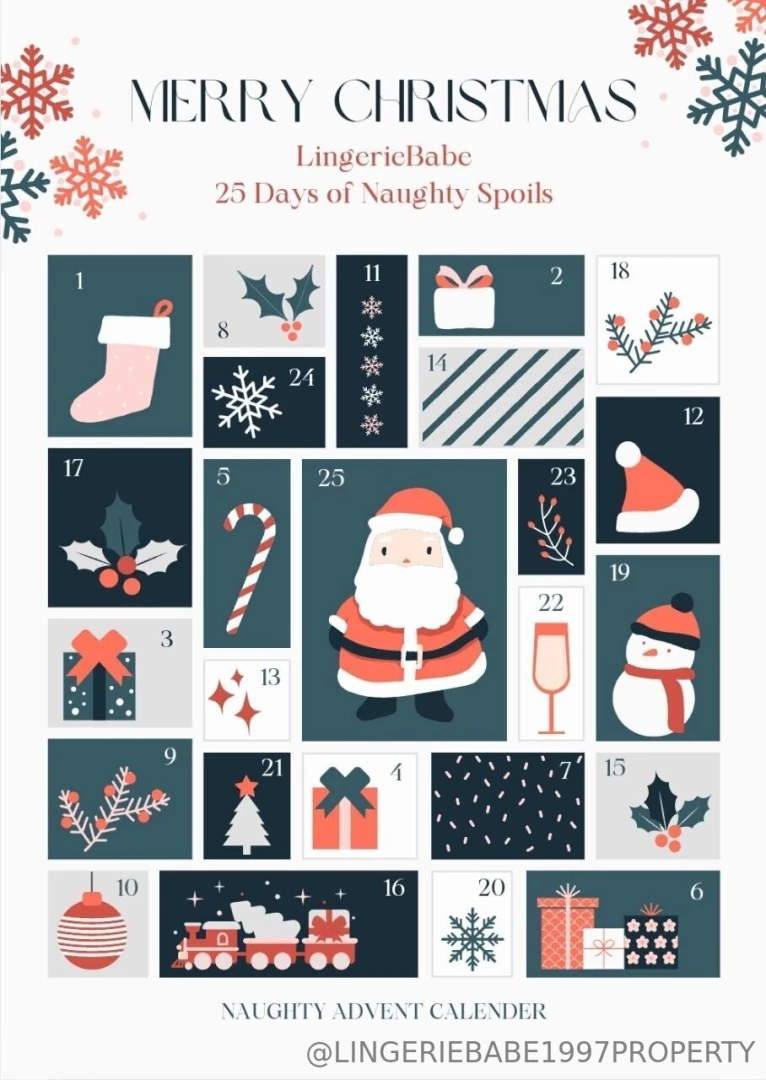 Buy my advent calender and get to see 3 horney girls that was on part 1 