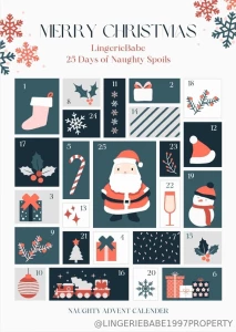 Buy my advent calender and get to see 3 horney girls that was on part 1