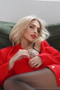 Red hot lingerie striptease alert ready to be teased and pleased