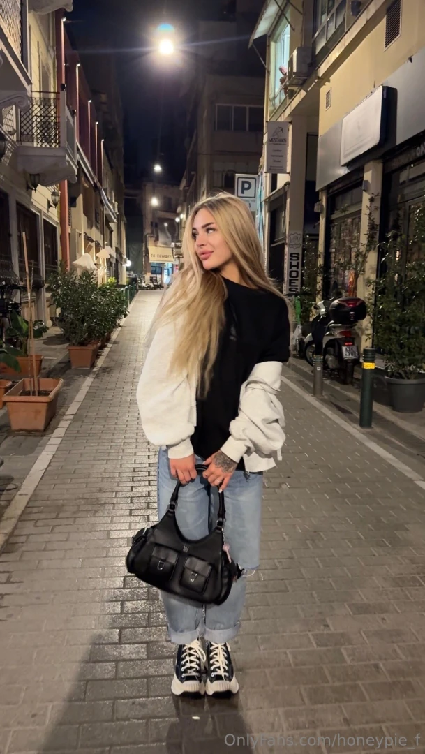 Night streets warm air and thoughts that make my heart beat a little 