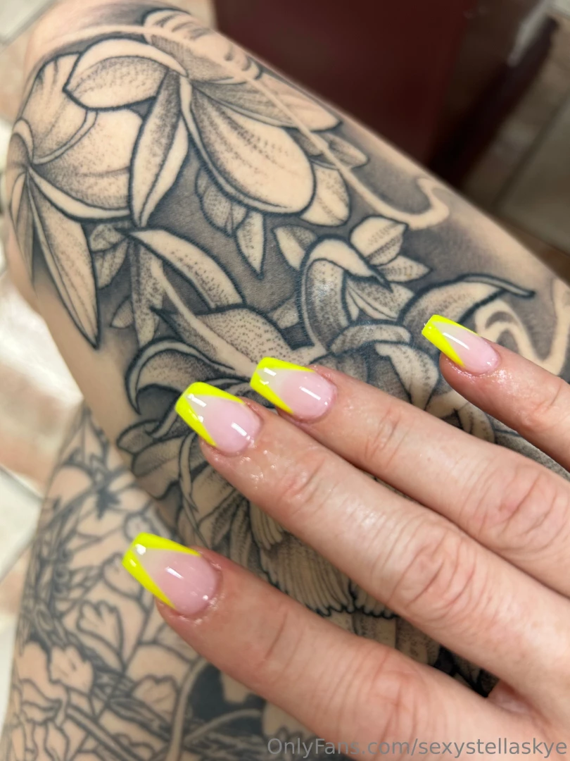 New mani how would they look around your cock 