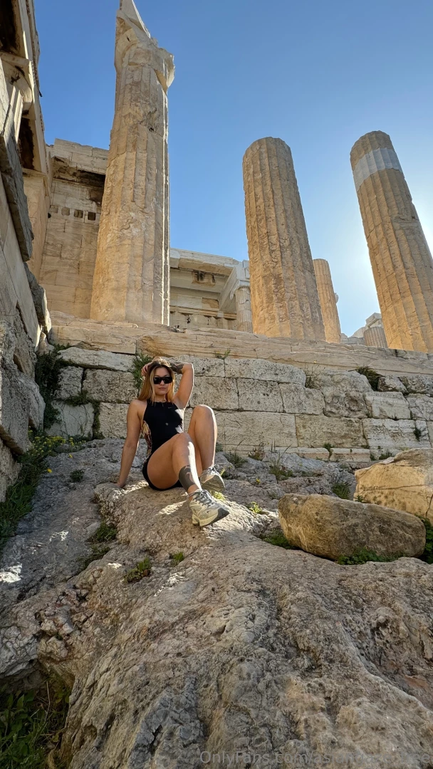 Lost in the beauty of ancient ruins feeling the spirit of centuries 