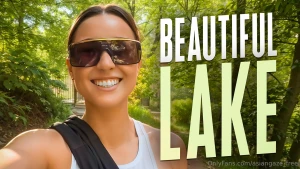 New video already on of tv - is there really a waterfall here follow