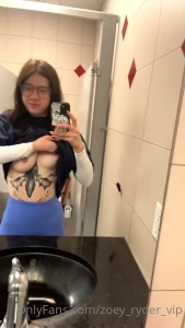 I always have my tits out in the mirror part 2