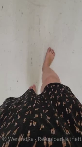 Lifestyle snapshots and clips of barefoot shopping no longer videos