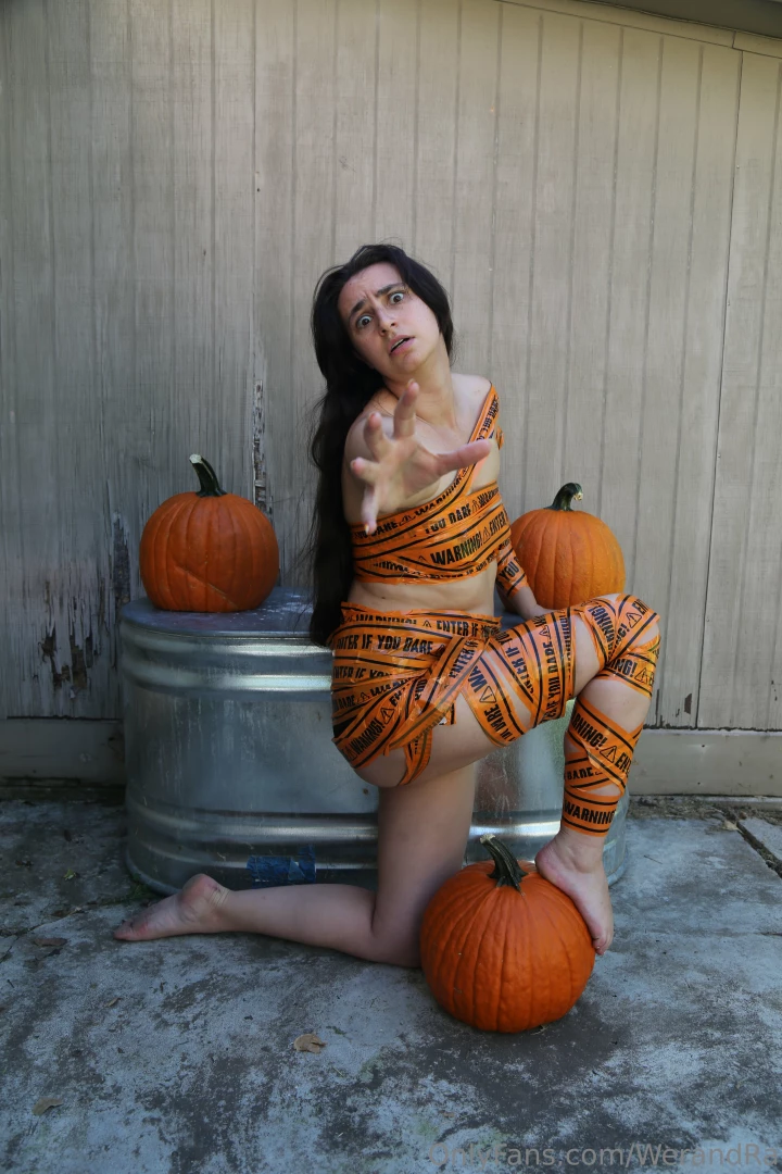 werandra - The rest of the non-public shots from rachael s halloween tape wrap part 30 