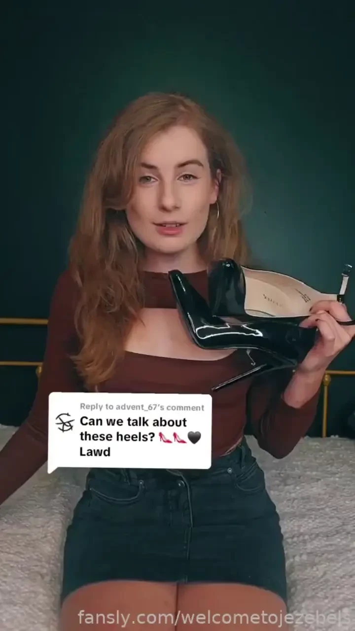 Go on speak heels babe sexy tease femdom softdom shiny blueeyes 