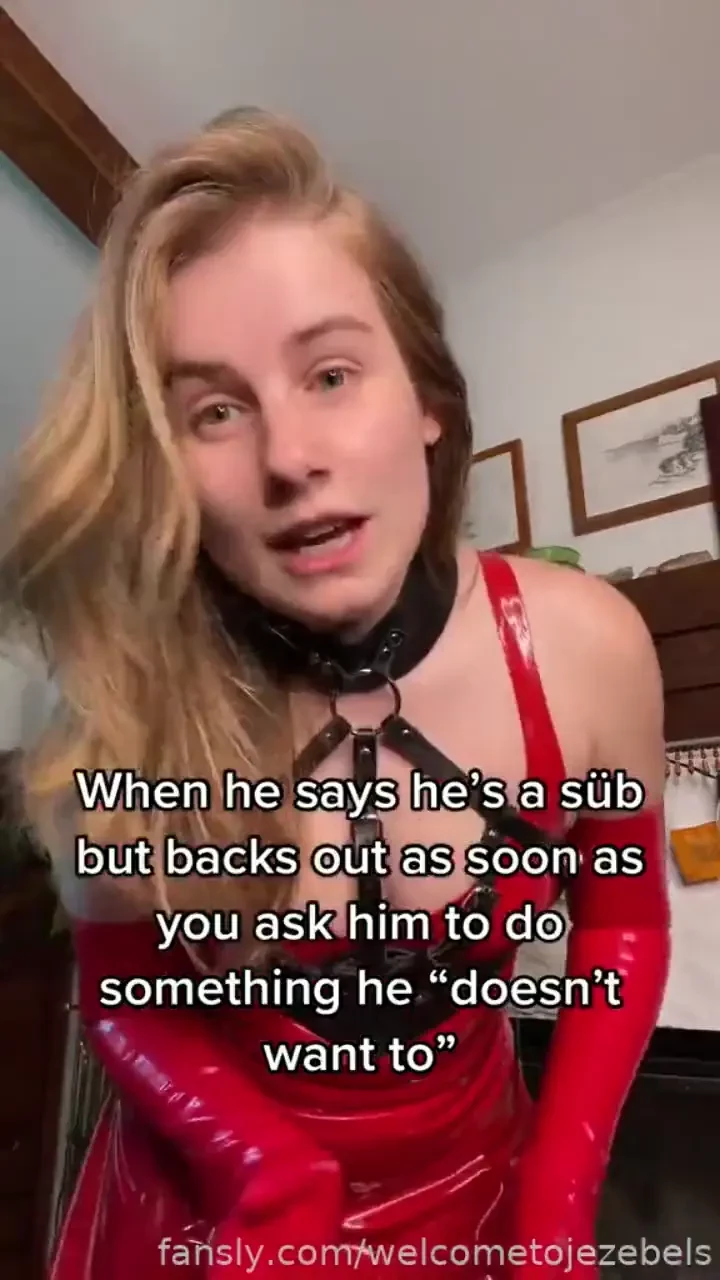 I m impressed by action not words latex leather harness rubber femdom 