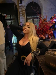 An evening in the city full of bright lights and pleasant meetings at