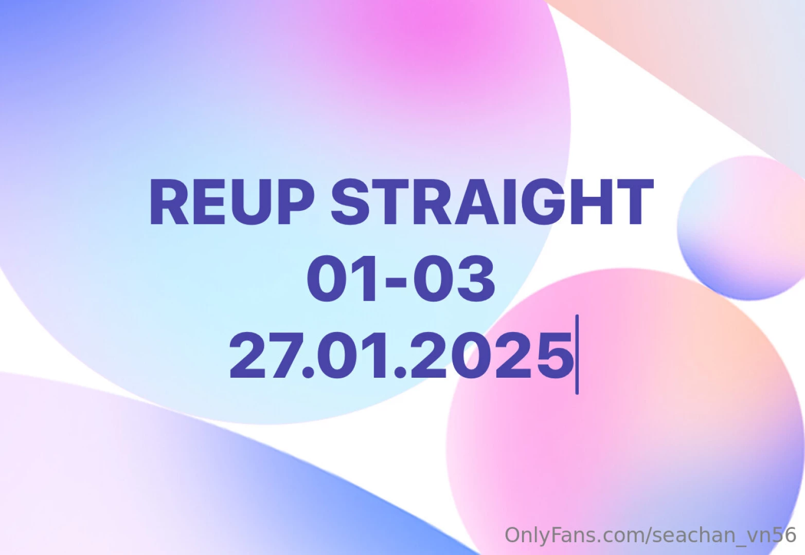 Reup straight 01-03 27 1 2025 