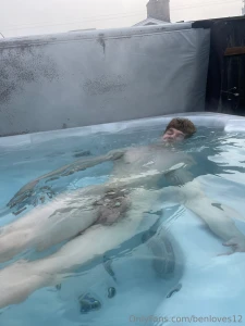 Had a nice nude hotub session at my buddies place giving you all a part 6