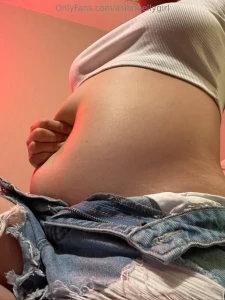 It s not easy growing this belly lot s of carbs rice and lots of meat