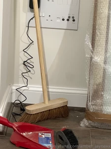 This broom has been on my hands for that many hours today just call