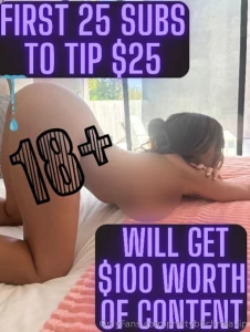 Felt like keeping you on your toes today daddy first 25 subs to tip 25