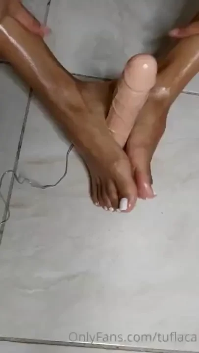 So i will rub my feet on your cock until you finish and i will spill 
