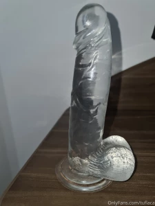 My new transparent dildo you want to see me use it