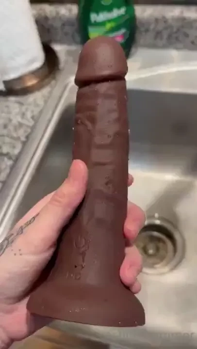 Do you want to see me ride this big black cock go and like all of my 