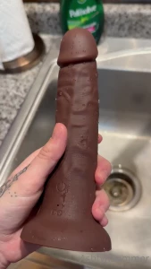 Do you want to see me ride this big black cock go and like all of my