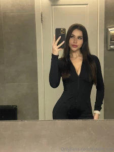 A suit that emphasizes every curve of the figure what do you think i m