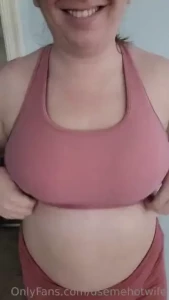 Titty drop after the gym