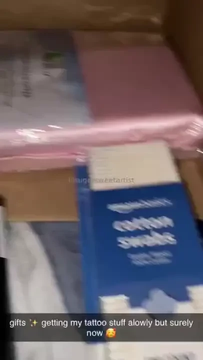 Getting my tattoo stuff almost have it all now 