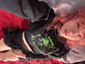 Are you sucking riding or fucking this emo college trans girl dm for