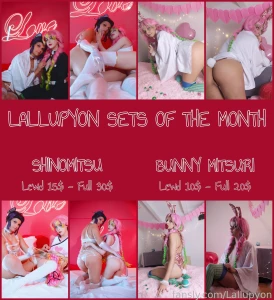 February sets of the month shinomitsu lewd pack 15 for 43 pics partial