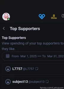 Top fans 1 l7757 2 subject congratulations check out your dms top fans