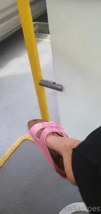 Teasing in a public transport is a next level of joi 
