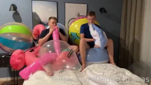 Can we do a blow to pop with a beachball