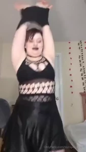 A striptease dancing my clothes off to a silly song that s been