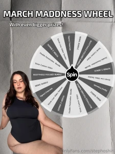 Its time for march maddness you ready 15 for 1 spin 30 for 2 spins 35