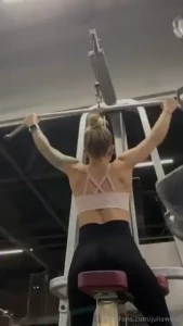 The hardest thing for me is strength exercises on my back and arms at