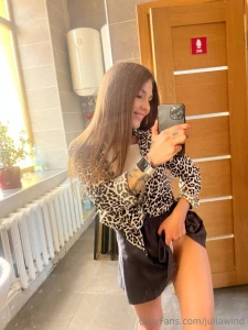 If i move my panties a little bit to the side this short skirt would