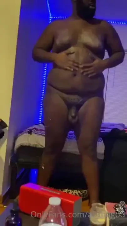 Just putting on lotion and stuff 