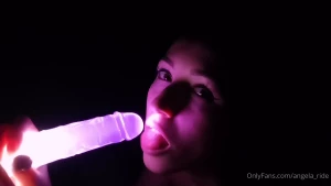 angela-ride - Was playing with light and dildo 