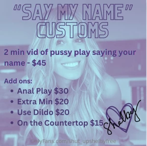 Now open tell me the name you d like to be called add ons you like and