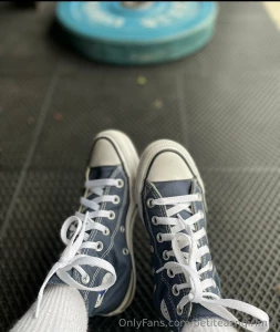 It s leg day converse are my favorite work out shoes