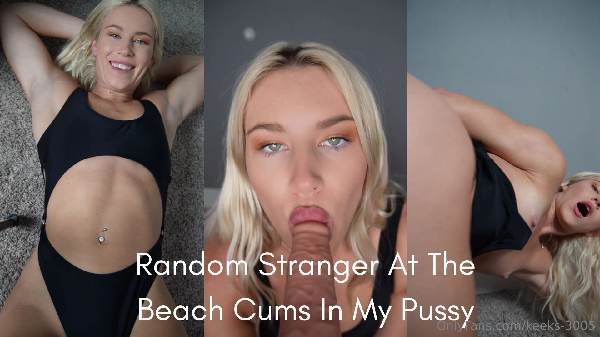 Random stranger at the beach cums in my pussy i m soaking up the sun 